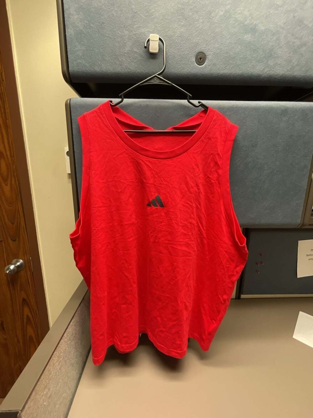 adidas Basketball Tank Top Mens 2X AeroReady Training Round Neck Red · : Shop, S
